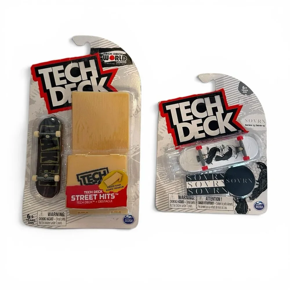 Tech Deck Lot: BAKER Street Hits w/ KICKER RAMP & SOVRN Series 13, Fingerboard